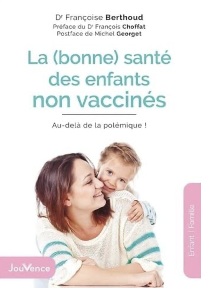 silvano_trotta's tweet photo. Pourquoi rendre les vaccinations obligatoires ? Pour ne plus pouvoir comparer la santé des enfants non vaccinés à celle des enfants qui le sont.

L'auteure de ce livre, pédiatre, démontre que les rares groupes d’enfants non vaccinés sont la preuve que la vie se défend mieux contre les maladies que contre les vaccins. S’appuyant sur des études parues dans le monde entier, le Dr Françoise Berthoud montre bien qu’il n’existe aucune évidence scientifique prouvant que les vaccins administrés de routine aux petits enfants soient plus utiles que dangereux.