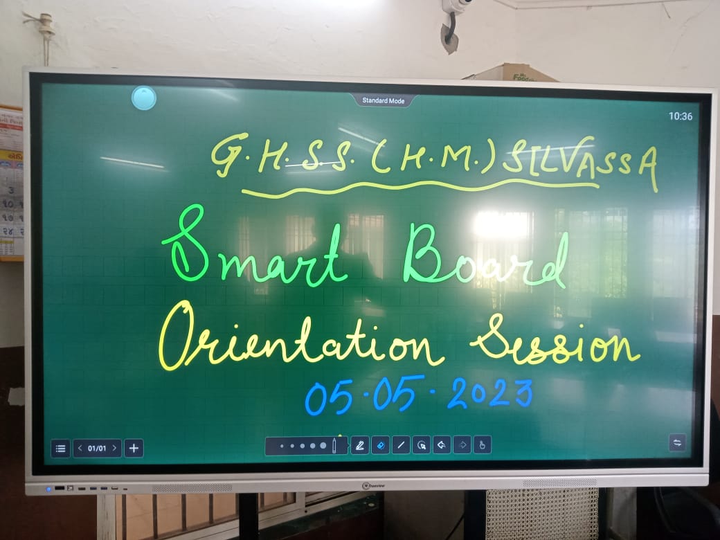 GhssHm's tweet photo. DNH &DD शिक्षा विभाग द्वारा आईसीटी के अंतर्गत प्रदान किए गए स्मार्ट डिजिटल बोर्ड(Smart Digital Board) के बारे में विभिन्न शिक्षकों को प्रशिक्षण दिया गया।ताकि शिक्षक अपनी कक्षा के अंदर उचित ढंग से विद्यार्थियों के लिए स्मार्ट बोर्ड का उपयोग कर सकें।
#Smart_Class
#Training_Session https://t.co/97JRH7hBvC