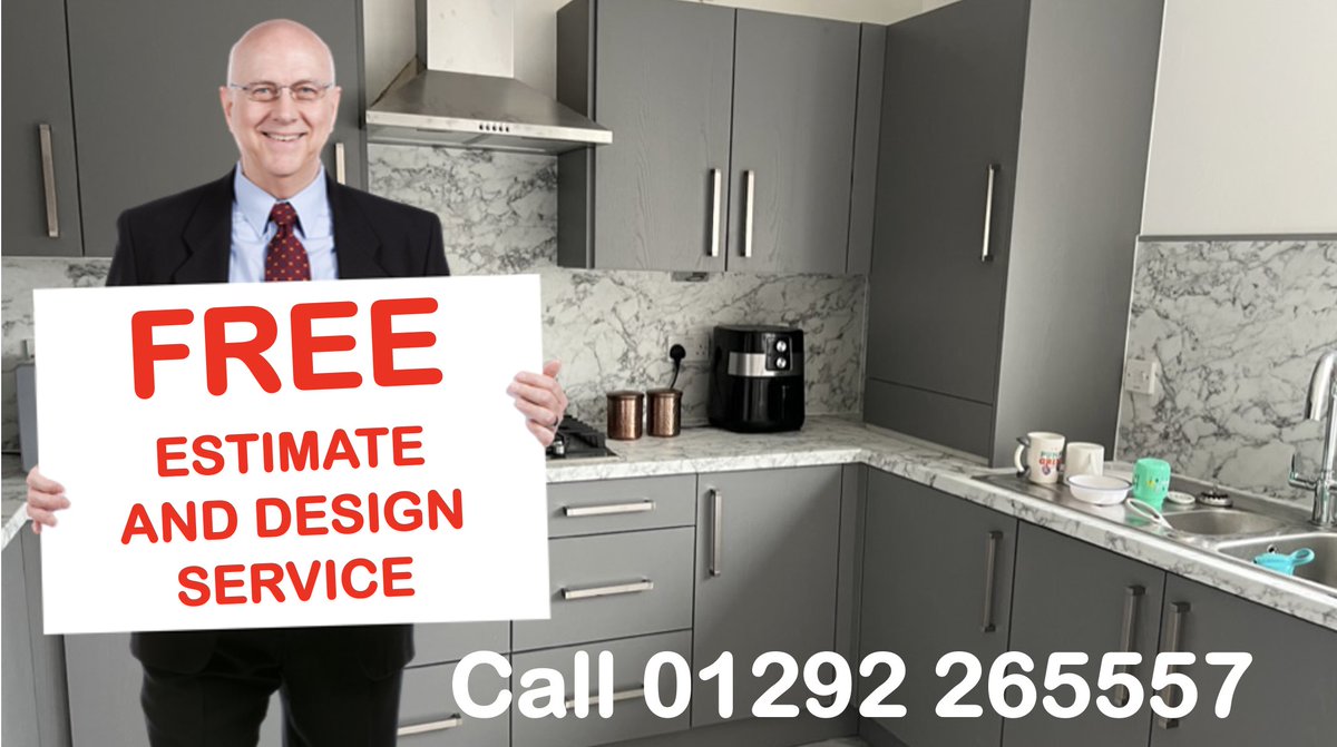 AsnuKitchens's tweet photo. FREE Estimate and Design Service. Call 01292 265557. #kitchendesign #kitchenremodel #kitchendecor #kitchen #kitchendoors #fittedkitchen https://t.co/42U5SXoS1h