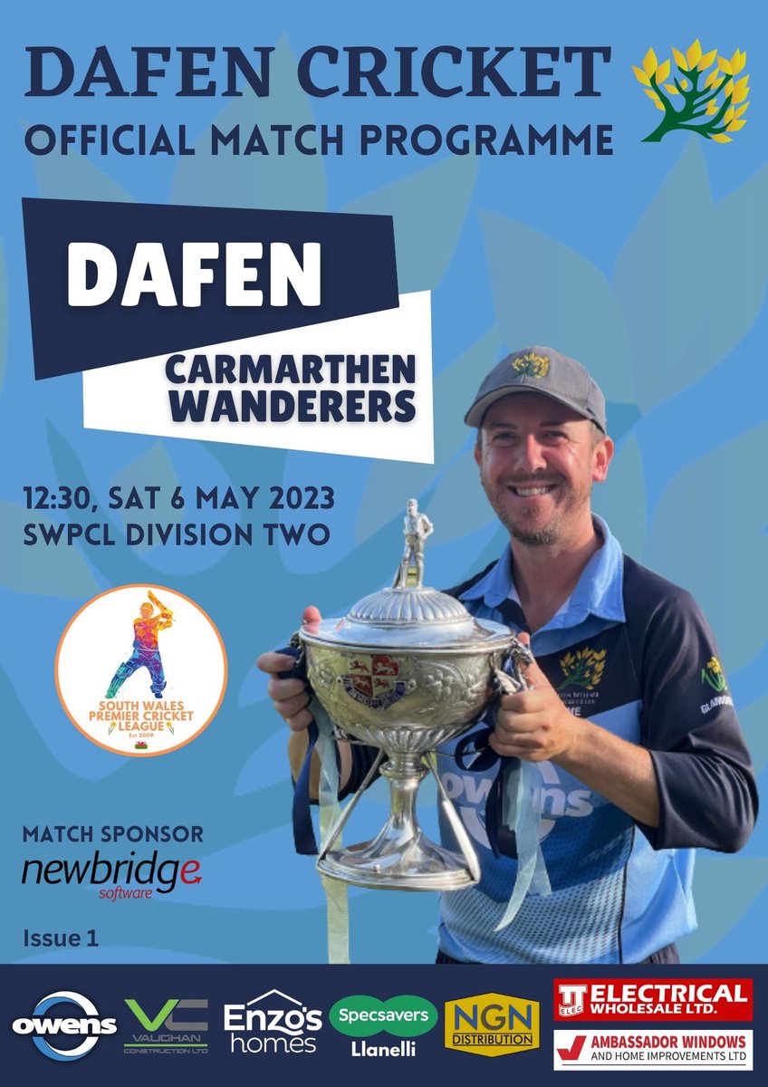 DafenWelfareCC's tweet photo. We’re delighted to announce that we’ll provide a complimentary digital match programme, accessible to all, on the morning of each First XI home game this season. A hard copy will also be available in the park for a small fee.

Click👇 for today’s edition.

https://t.co/OVX4MW7WJO https://t.co/CYgvUewY8h