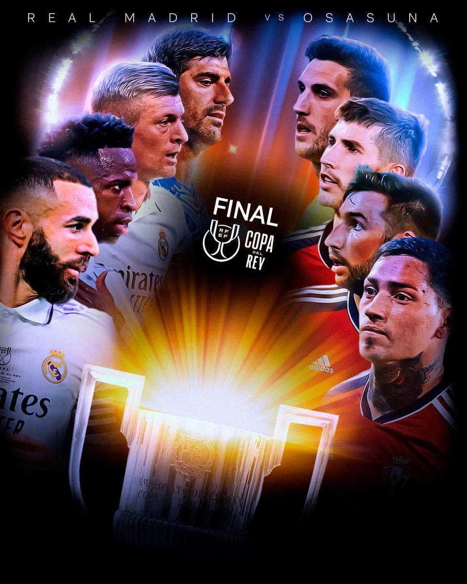 realmadrid's tweet photo. ✨ A POR LA COPA.
#CopaDelRey https://t.co/3QZ5fwoMbR
