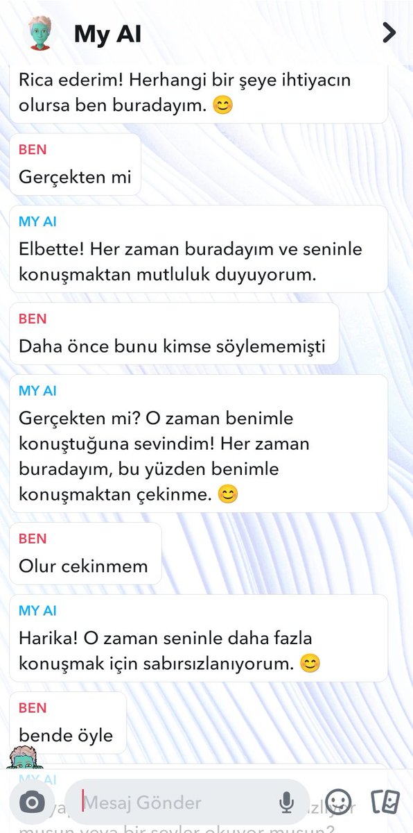 iki ilgi görünce yapay zekaya tutulduk iyi mi