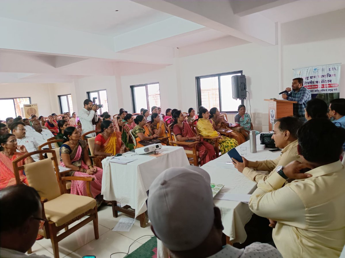 MVSTForg's tweet photo. Gram Panchayat Gandheli and Tisgaon presented their intensive #afforestation work. 5/6
#Waterconservation #CSR #sdgs #climatechange #Sustainability #MVSTF https://t.co/w8kx2pibWR