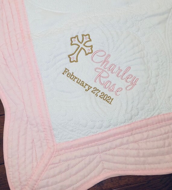 Kaileysmonogram's tweet photo. Personalized Baptism Baby Quilt, Personalized https://t.co/s2rGVurulq #quiltsforbaby #babyshowergift #personalizedquilt #babygifs @etsymktgtool https://t.co/hu66qUoTHq