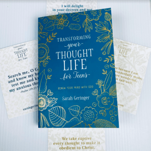 You can replace negative thoughts with Scripture truths, so you have a renewed thought life. #bookquote #renewyourmind #teengirl #booksforteens Check out my book for teen girls here >> buff.ly/3M27EYM