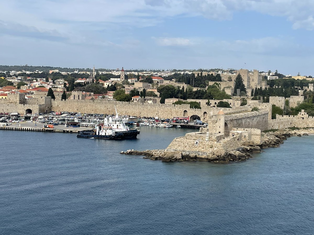 #Rhodes #Greece with @celestyalcruise. One of the oldest living UNESCO Old Town’s In #Europe 

#TBEXEurope2023
#MythicalGreece
#GreeceBeyondTheObvious
#CelestyalCruises
#visitgreece
#travels
#AllYouWantisGreece 
#UnforgettableAdventures
#IconicAegean
#CruiseLife 
#Cruising