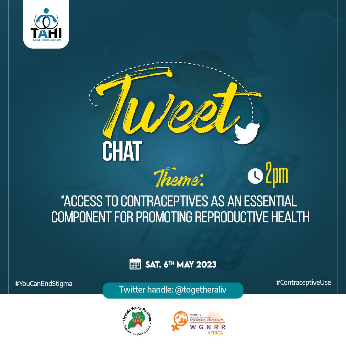 DKamwine's tweet image. Access to contraception is a fundamental human right that enables individuals to take control of their reproductive health and future. Please join us at 2pm for tweet chat.  #YouCanEndStigma #ContraceptiveUse