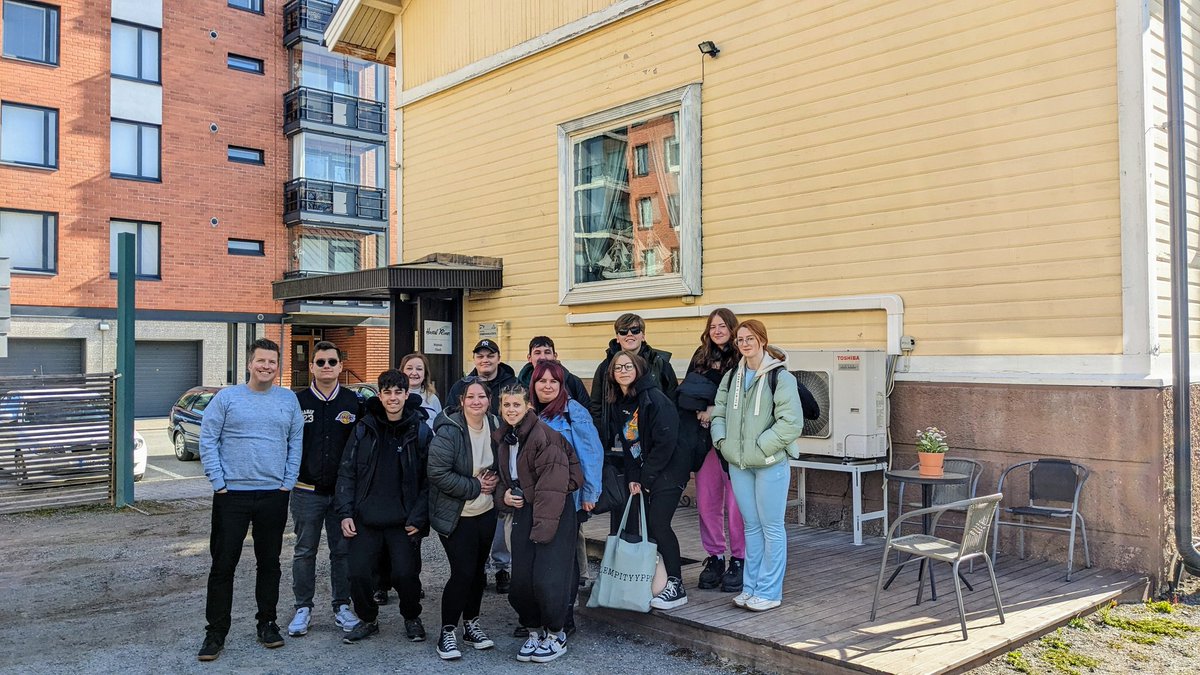 This group of <a href="/gifhe/">Grimsby Institute</a> students have been amazing! Study placements in Finland completed. So proud of them all 🤩🇫🇮 #erasmus23 <a href="/andrewparker_04/">Andrew</a> <a href="/JamesKing1559/">James King</a> <a href="/WicksTeagan18/">Teagan Wicks</a> @Aimee_Lyds <a href="/JamChipFinland/">Jam and Doms Finland adventure</a> <a href="/Oni_GYG/">Vendetta</a> <a href="/livpotter120/">Liv Potter</a> <a href="/sophiepwalker/">Sophie Walker</a> <a href="/LilyBla129/">Lily Blackmore</a> <a href="/forrestleigh/">Dr Emma Forrest-Leigh~Jewellery for the Brave 🇪🇺</a>