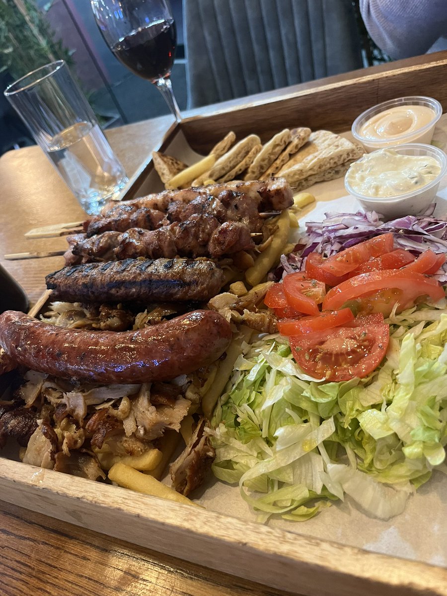 mikeygreen68's tweet photo. Sharing Plater for two with my #No1Son Mikey Green❤️last night At GreekVillage  #Birchgrove #Cardiff #FatherandSonTime #qualitytime #BankHolidayVibes  #QualityTime #GoodTimes #Blessed #Grateful #PreciousTimes #LovinLife #LivinLife #OneLife #LivinOurBestLife #LivinTheDream ❤️❤️🙏 https://t.co/SachF9Jl9X