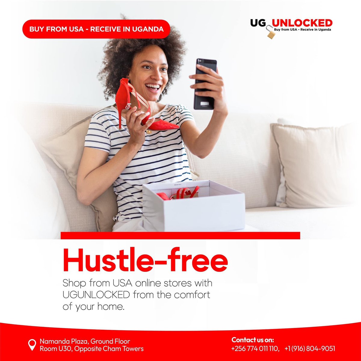 Nabimara_Paul's tweet photo. Just on your phone, in comfort of your home.. you can buy from USA whatever you want and you receive it there. Contact us @UGUNLOCKED for more details 
#BuyInUSAReceiveInUganda https://t.co/hMkJg2kDPg