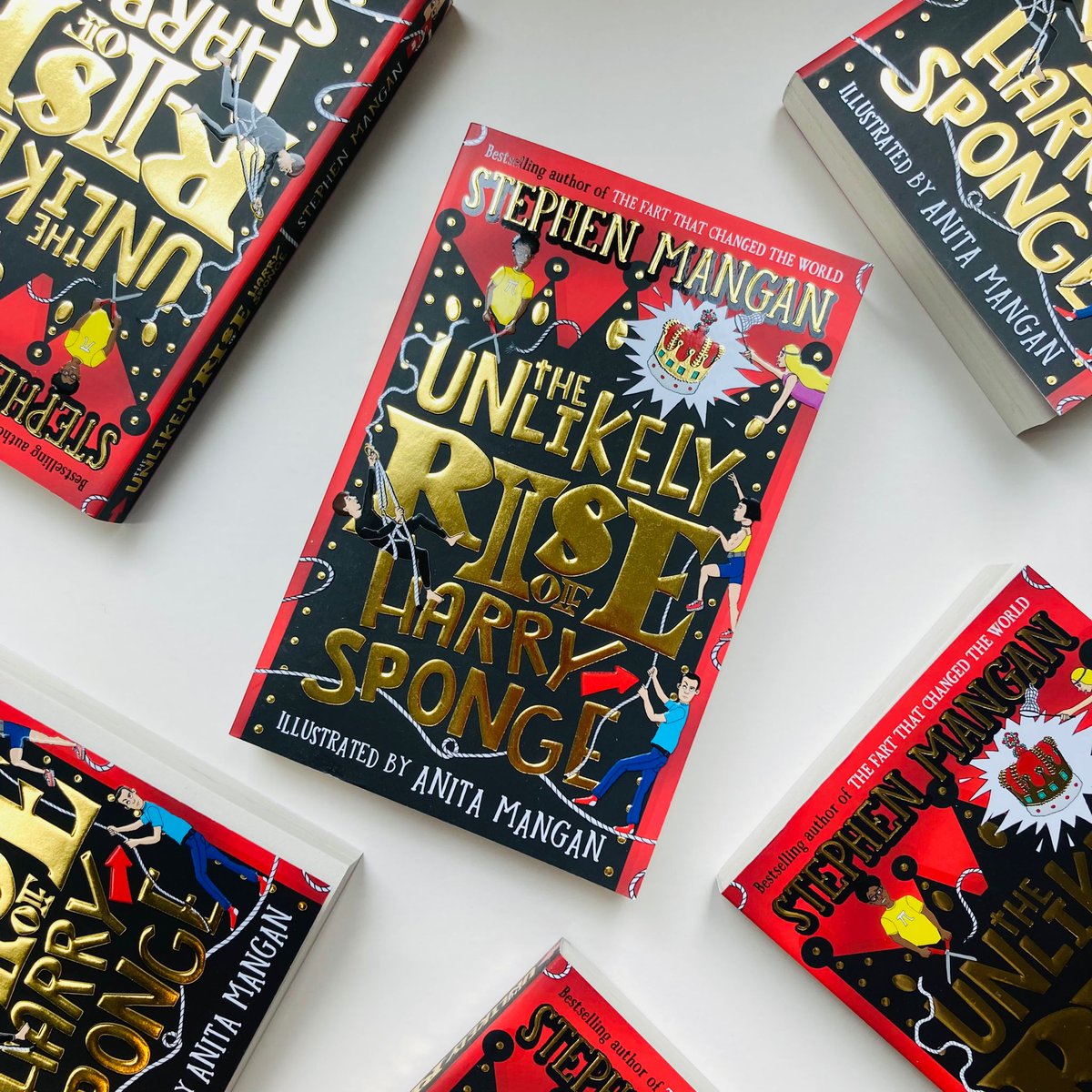 scholasticuk's tweet photo. The beaver hats are on!
The throne is ready!
The Crown Duels are about to begin!
Make your kids laugh with The Unlikely Rise of #HarrySponge - the wickedly funny royal read by @StephenMangan & @neeneelou is out now
#Coronation https://t.co/BGDfS9gikj