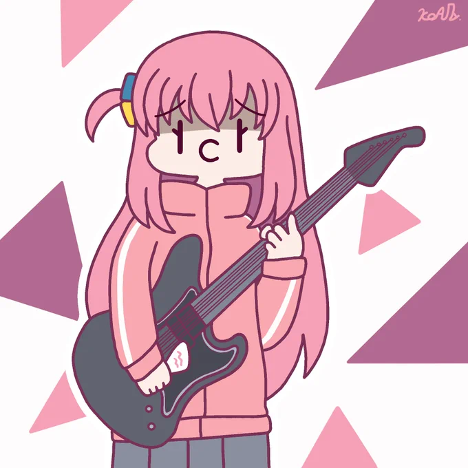 なんとなく 後藤ひとり #ぼっち·ざ·ろっく #fanart