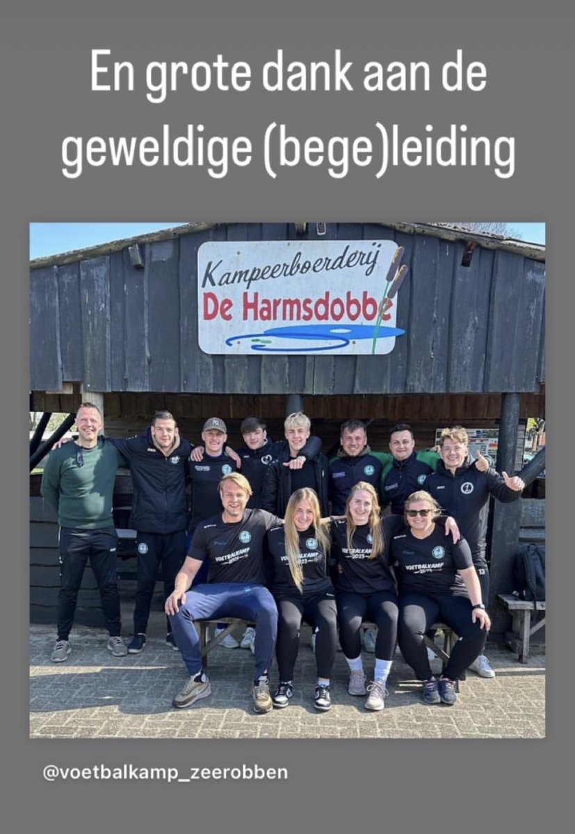 De afgelopen week was onmiskenbaar de week van het jaarlijkse Voetbalkamp Zeerobben, een niet weg te denken evenement uit het DNA van onze club. 💚🤍💚

Dank, dank, dank aan hen die dit mogelijk maakten 🙏