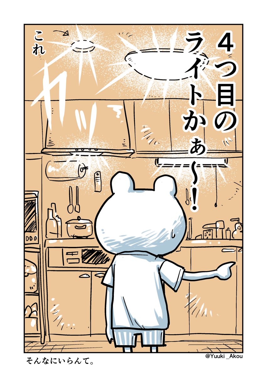 【日記まんが🐸】 キッチンの謎のスイッチの話。