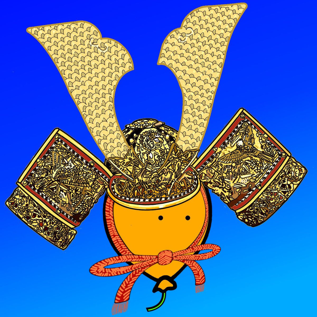 NFT_Balloooons's tweet photo. Hello all! I support Ohtani of the Angels. Aiming for a forest of happiness. Title of work “Samurai helmet” #NFT_Balloooons #NFT_Balloooons_2nd https://t.co/nv2ESVWVsW https://t.co/wuaJzJgt0f