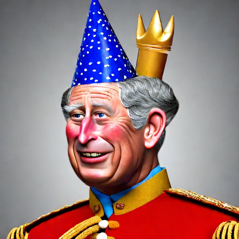 Baby Floki KING CHARLES III #art #AIart #nft #Coronation