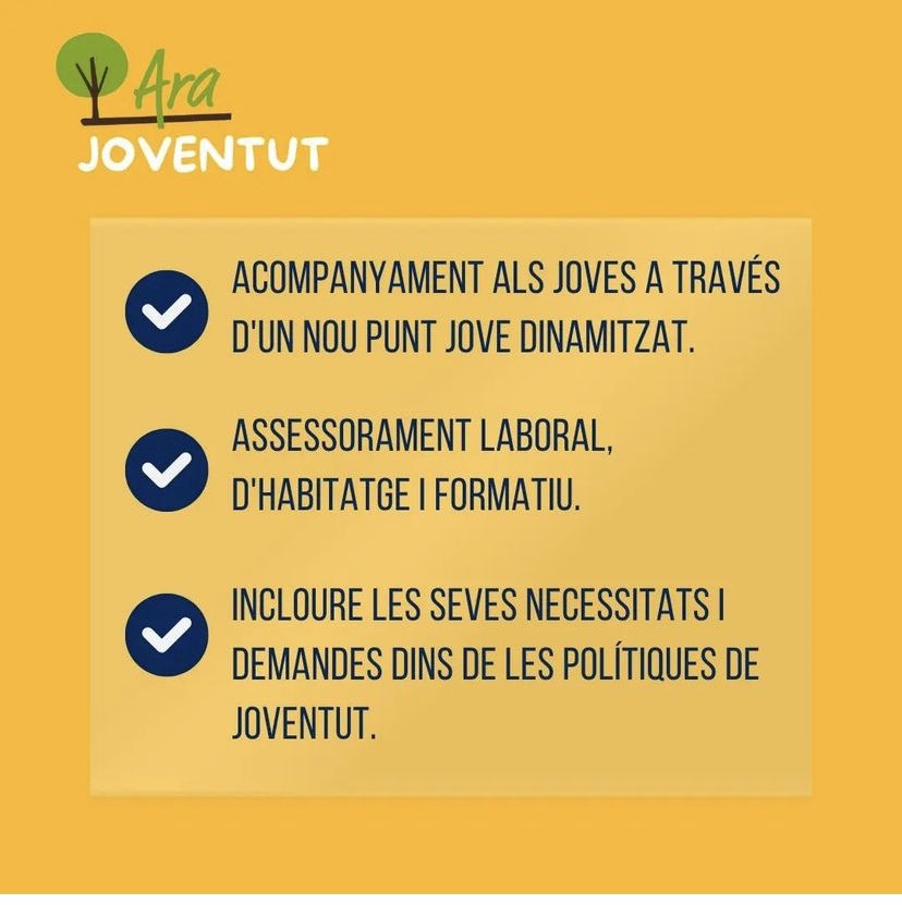 AraCollsuspina's tweet photo. Des d’ 🌳Ara Collsuspina tenim els projectes 🌞 clars i els volem compartir : Ara 🧑🏻‍🦱👱‍♀️Joventut. #somhi #millorem #totssomcollsuspina #joventut #poble https://t.co/LGc9ZTYWLe