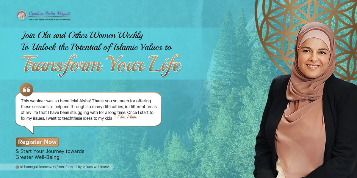 aisha_meguid's tweet photo. The "Transformed By Values Webinars – For Women" are free to attend and can be attended on Thursdays, 10:00 am – 11.30am. Catch up on past sessions through our speaker-only video presentation on YouTube. https://t.co/yaYVgMPgHa

Register Now:
https://t.co/eQ7j2xfOOL https://t.co/01bkuDuzeA