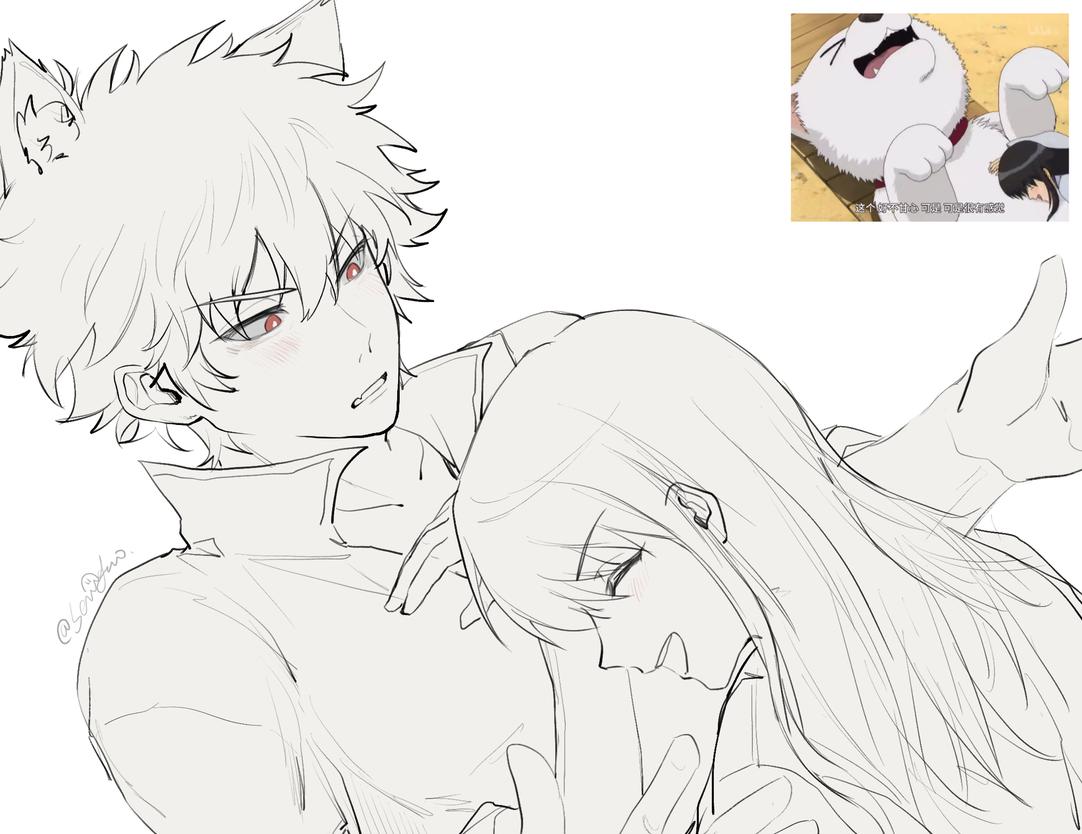 SenGui_'s tweet photo. 摸摸狗狗
#銀桂 #銀魂 https://t.co/Nhk2R8M53y