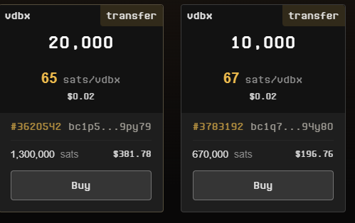 抽一波奖，奖品5000个VDBX，共5名，每人1000VDBX 

感谢debox社区成员提供的5000个VDBX，VDBX是由debox社区成员部署并发行的BRC20代币，目前每个VDBX代币价格为0.02U，并在不断上涨中 
要求
 1.关注<a href="/gaobili1020/">Web3.0 Soul 【灵魂哥】</a>  <a href="/Brc20VDBX/">BRC20 VDBX-DA⭕️</a>

2.点赞转发并评论此文  完成以上要求可参与抽奖，48小时后开奖，

#ordi