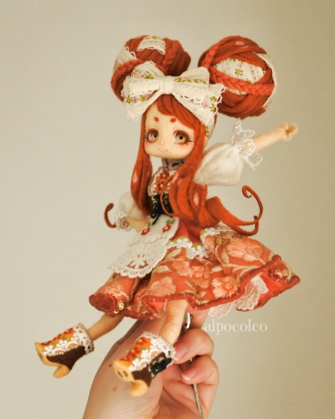 Michirio みちりお 羊毛フェルト | 「飛翔」 #羊毛フェルト