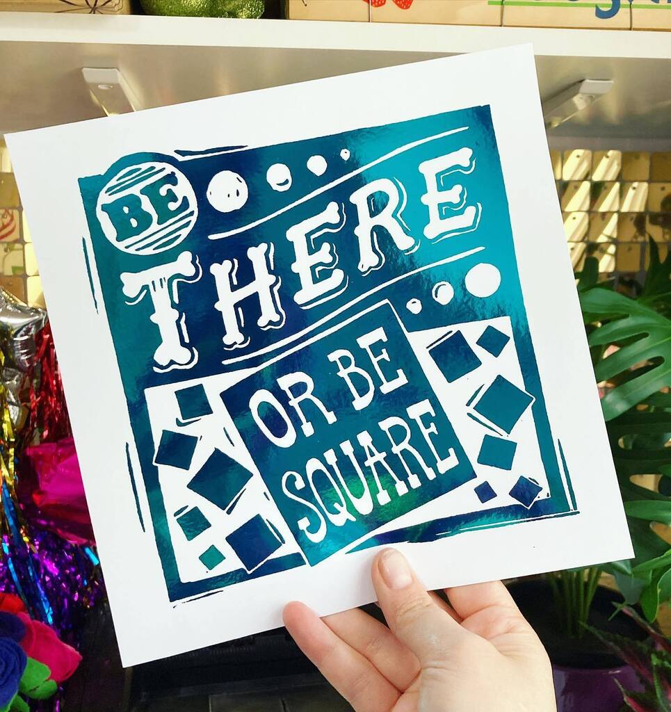 Morning!! It’s the weekend and I’ve got a sweet 20% off in my shop when you spend £10. There’s LOADS of new stuff like this guy that I originally made for our CivvyP invites. Check it it out! ❤️🟧🟨🟩🟦💜 #linocut #linoprint #printmaking #printmaker #… instagr.am/p/Cr5LWjooZuu/