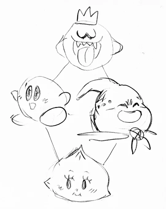 i'm kind of just a combination of these four characters . . .