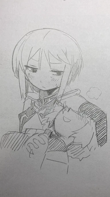 ファンアート描きました。 蒸気でアイマスクです✨💨