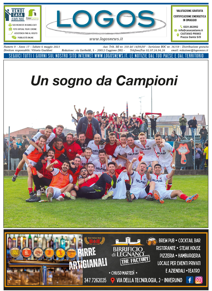 Scopri Logos di sabato 6 maggio! Scaricalo ora! (Milano verso l'EuroDerby; l'eredità dell'anno di Santa Gianna; feste ed eventi dal territorio; sport, tempo di verdetti) Clicca qui per scaricare l'edizione completa direttamente da casa: logosnews.it/sites/default/…