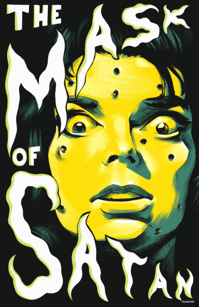 MatthewAMullins's tweet photo. Black Sunday (1960) (3 of 4)
Original title: La maschera del demonio
Aka: The Mask of Satan, Fright, House of Fright, Mask of the Demon, The Demon's Mask
By Phillip Ray @philrayART https://t.co/g9q1lBVm2H
https://t.co/ARSDvvIDmZ
#BlackSunday #AlternativePoster #PhillipRay https://t.co/4fLzn4CDeq
