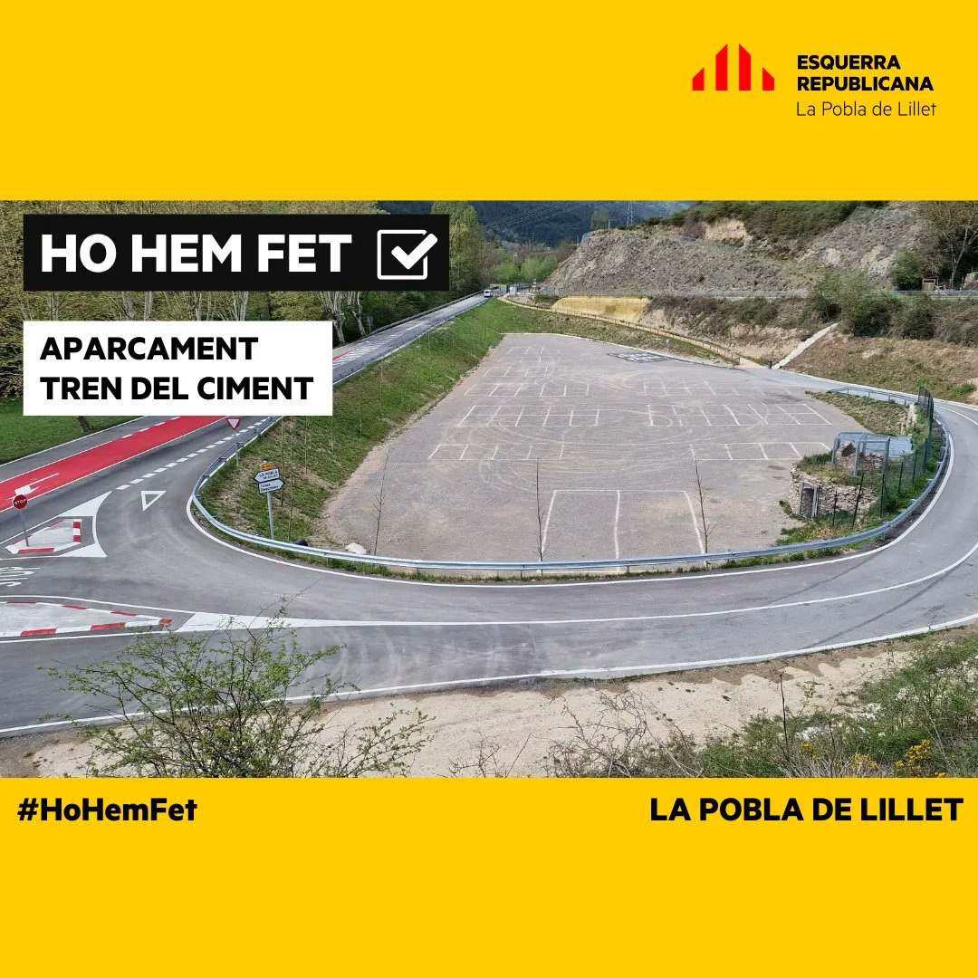 ERCPoblaLillet's tweet photo. ✅ #HoHemFet

🗣️ En aquesta legislatura ho hem fet! 

#ERCLaPobladeLillet #SomSetze #Útils #LaPobladeLillet #Berguedà https://t.co/g4FURJpQ17