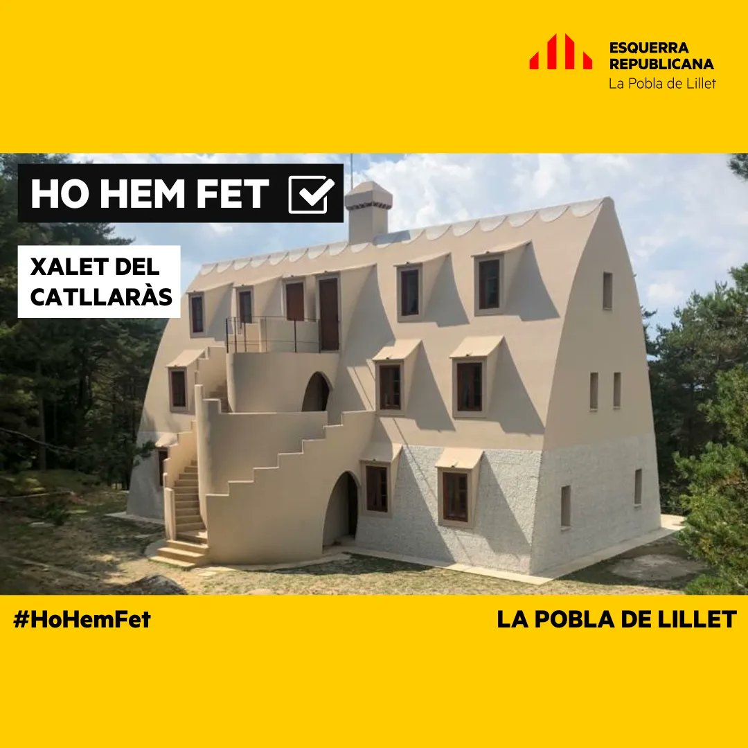 ERCPoblaLillet's tweet photo. ✅ #HoHemFet

🗣️ En aquesta legislatura ho hem fet! 

#ERCLaPobladeLillet #SomSetze #Útils #LaPobladeLillet #Berguedà https://t.co/g4FURJpQ17