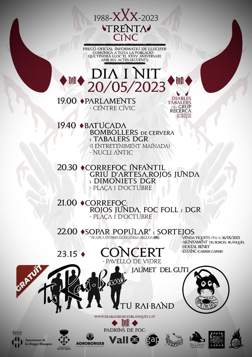 diables_dgr's tweet photo. Quan el Diable va a resar, senyal que et vol enganyar!
#XXXVDGR https://t.co/nrUuOaGmFM