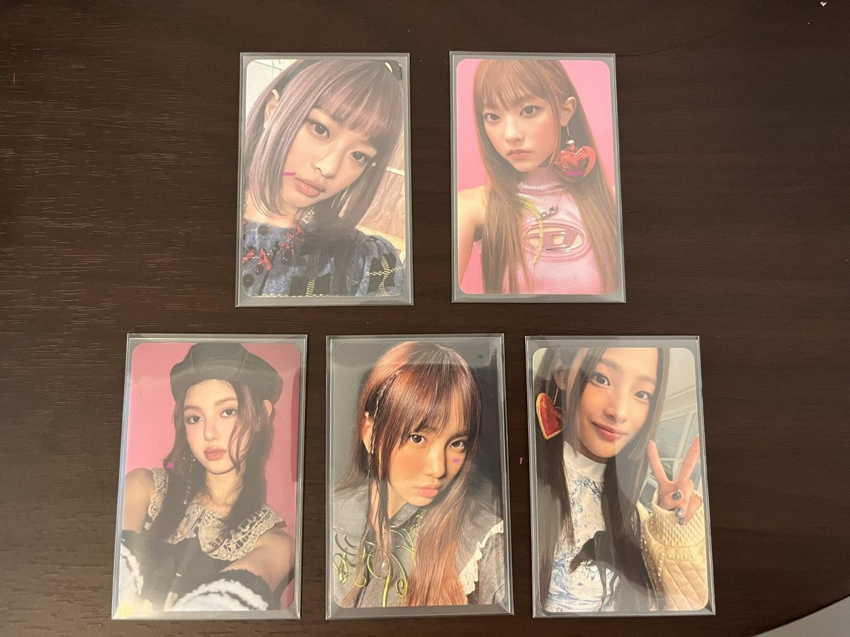 reinceybns's tweet photo. 🛒 #rcywts 

repriced!! 

wts lfb new jeans weverse omg ver C pc 

🎧 90 each + pf
🎧 450/set (pf included)
🎧 mint condition 
🎧 payo
🎧 can do dop/3days

🏷️ wts lfb new jeans pc hyein minji hanni danielle haerin omg weverse photocards pc https://t.co/up7VnKzm8Q