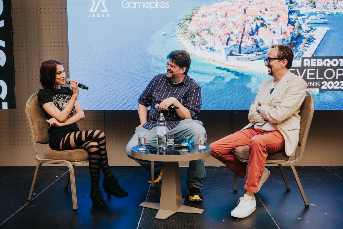 .@thoughtrise and I recorded an episode of @DirectionalShow at @RebootDevelop with a special guest, @aaronloeb. Look out for it soon. The first two episodes are live with a new episode every Tuesday: Directional.show