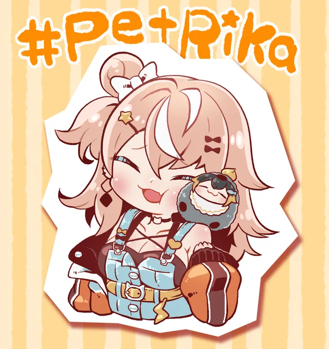 もちもち姉妹 #PetraArt #絵画らしぃ #PetRika