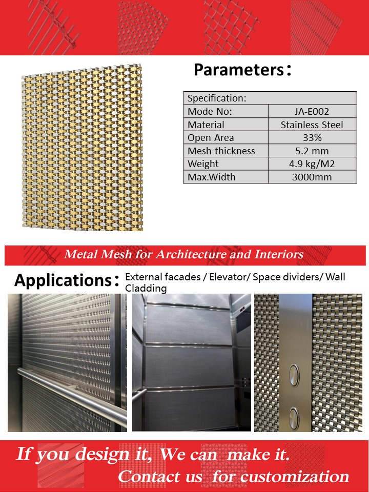 JblMetal's tweet photo. Looking to add a unique touch to your building project? Discover how architectural wire mesh can enhance your design and functionality. https://t.co/pAYW0I14Wd