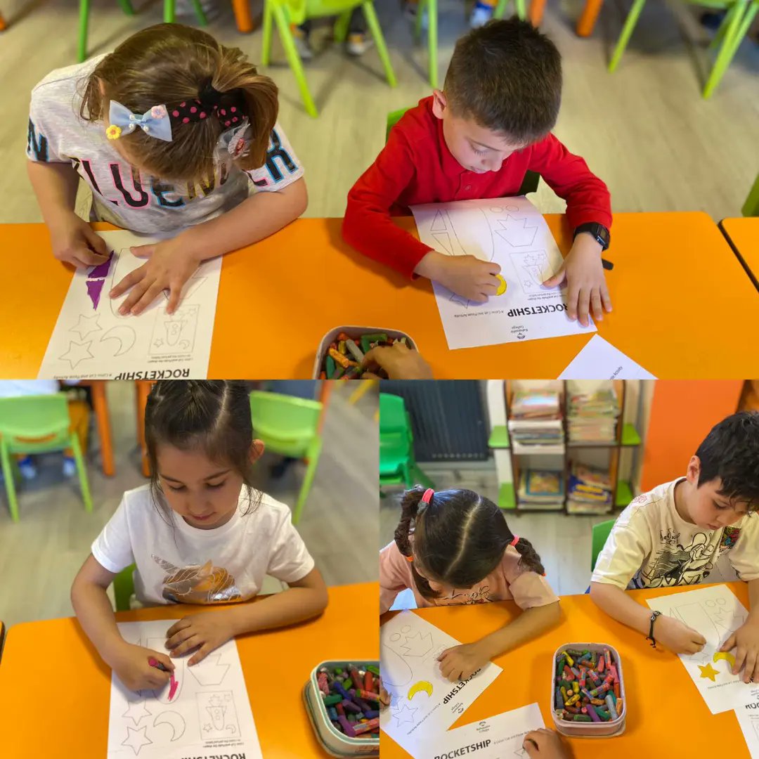 ortacabk's tweet photo. During this week, our age 5 students learned about the seasons, talked about the planets and they made a rocket ship craft. 🚀🚀🧑‍🚀🧑‍🚀

Bu hafta boyunca 5 yaş öğrencilerimiz mevsimleri öğrendiler, gezegenler hakkında konuştular ve bir roket etkinliği  yaptılar.🚀🚀🧑‍🚀🧑‍🚀

#BKortaca https://t.co/mJtsdECrcl