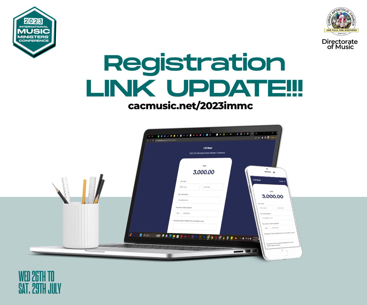 CACMusicOffice's tweet photo. Challenge with Registration for 2023 Conference - https://t.co/MqzDDe7yAg https://t.co/DXoUM9YfaZ