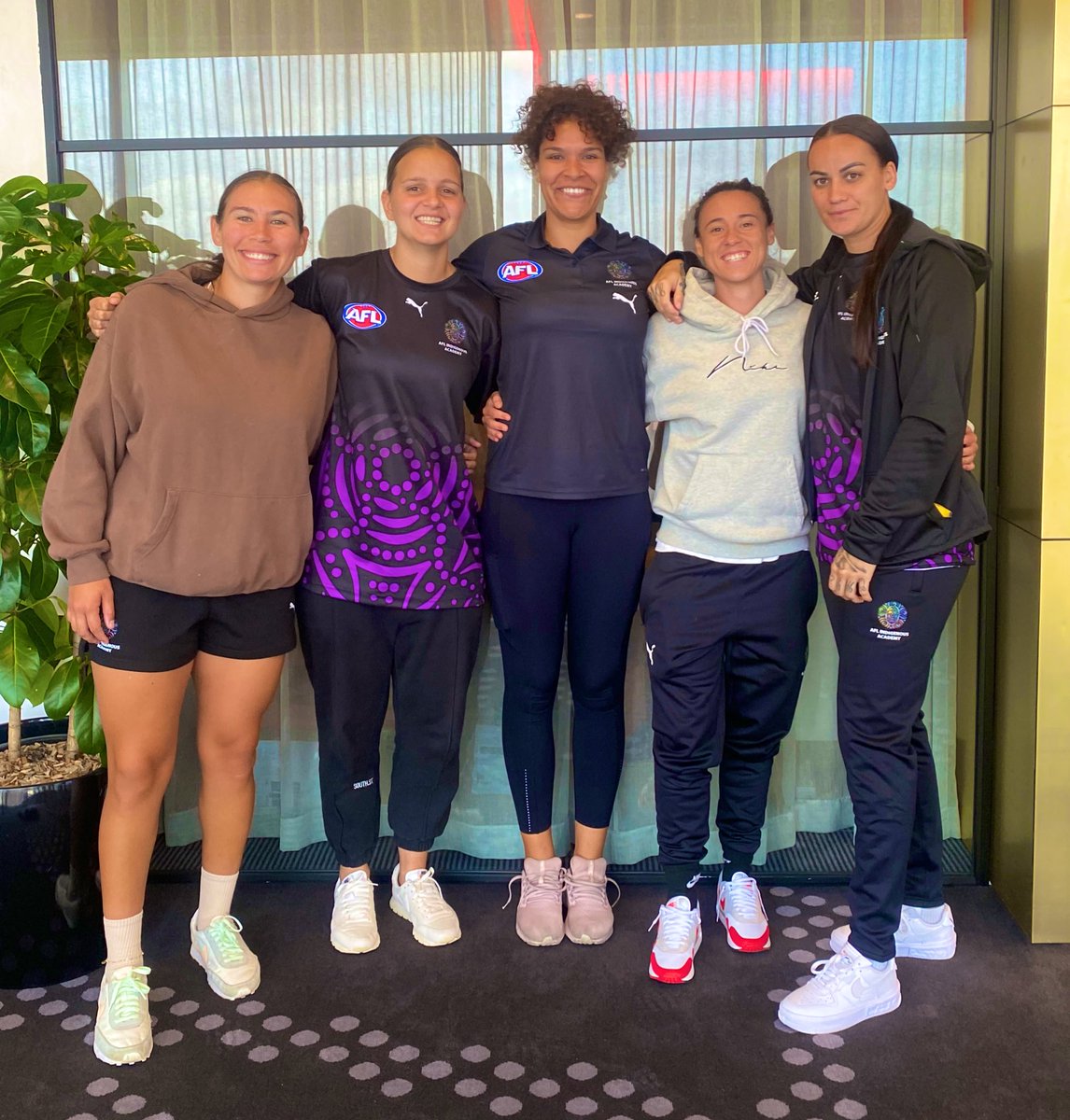 How about this line up of guns that coached the U18 National AFLW Indigenous Academy recently. Incredibly fortunate for the players to have all this knowledge, skills and inspiration in one place. 

Alicia Janz, Aleisha Newman, Krstel Petrevski, Danielle Ponter &amp; Gemma Houghton