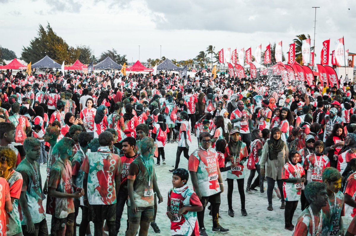 Rockin' and Runnin' at the #OoredooFunRun!🔥 Huge thanks to all our amazing supporters for joining us in this fun-filled event. We're grateful to <a href="/OoredooMaldives/">Ooredoo Maldives</a> for giving us the incredible opportunity to perform at the Happiest 5K run in Maldives!🙌❤️‍🔥 Check out some highlights