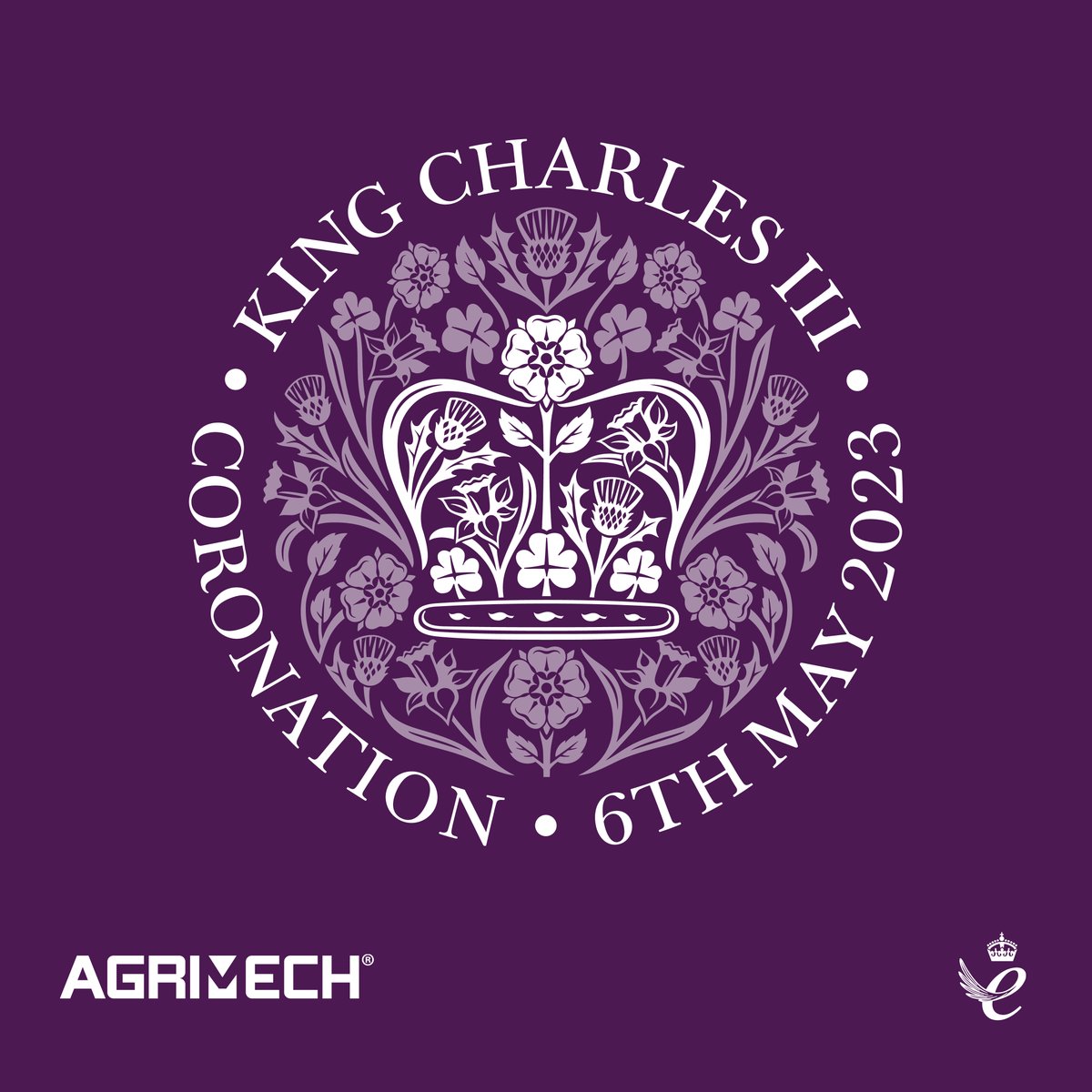 Today we celebrate the coronation of King Charles III. We wish you all a lovely Bank Holiday Weekend! 👑🎊

#coronation #coronationweekend #coronation2023 #queensaward #agrimech #agrimechuk #agricultureuk #agriuk