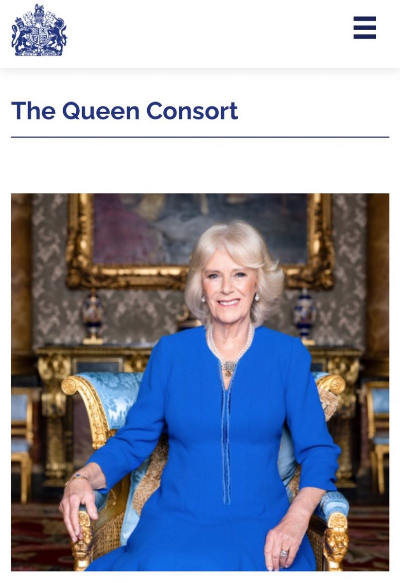 kates_rangers's tweet image. The Royal Family website has updated the Queens title from “The Queen Consort”, to “The Queen” 

#Coronation