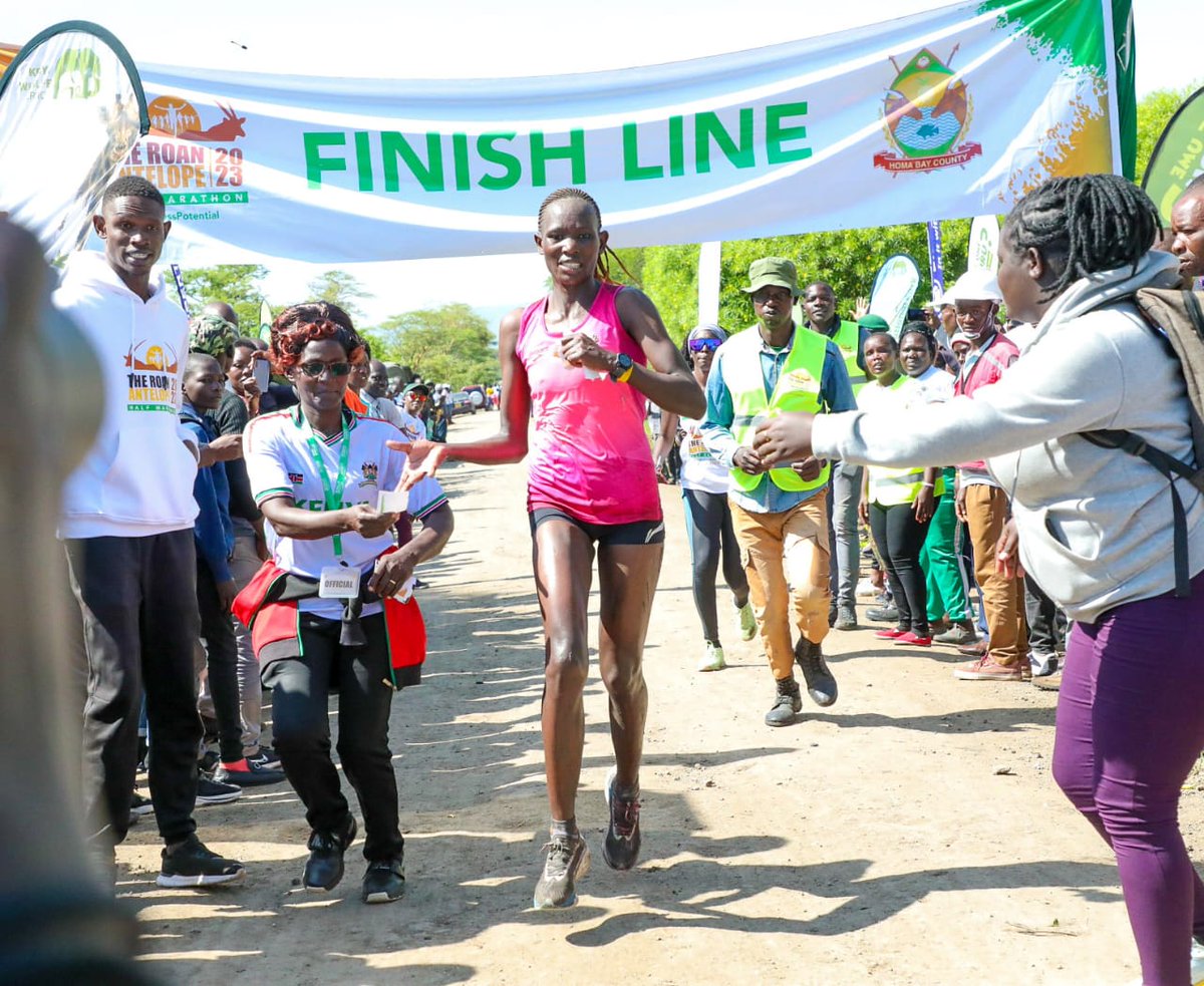 gladyswanga's tweet photo. Big congratulations to Alfred Cheruiyot and Careen Chepkoech, the victorious champions of the inaugural Roan Antelope Half Marathon!
Thank you for joining us in the #SaveTheRoanRun, as we run together for the conservation of these magnificent creatures. ๐โโ๏ธ๐โโ๏ธ https://t.co/1cFFWWbW6k
