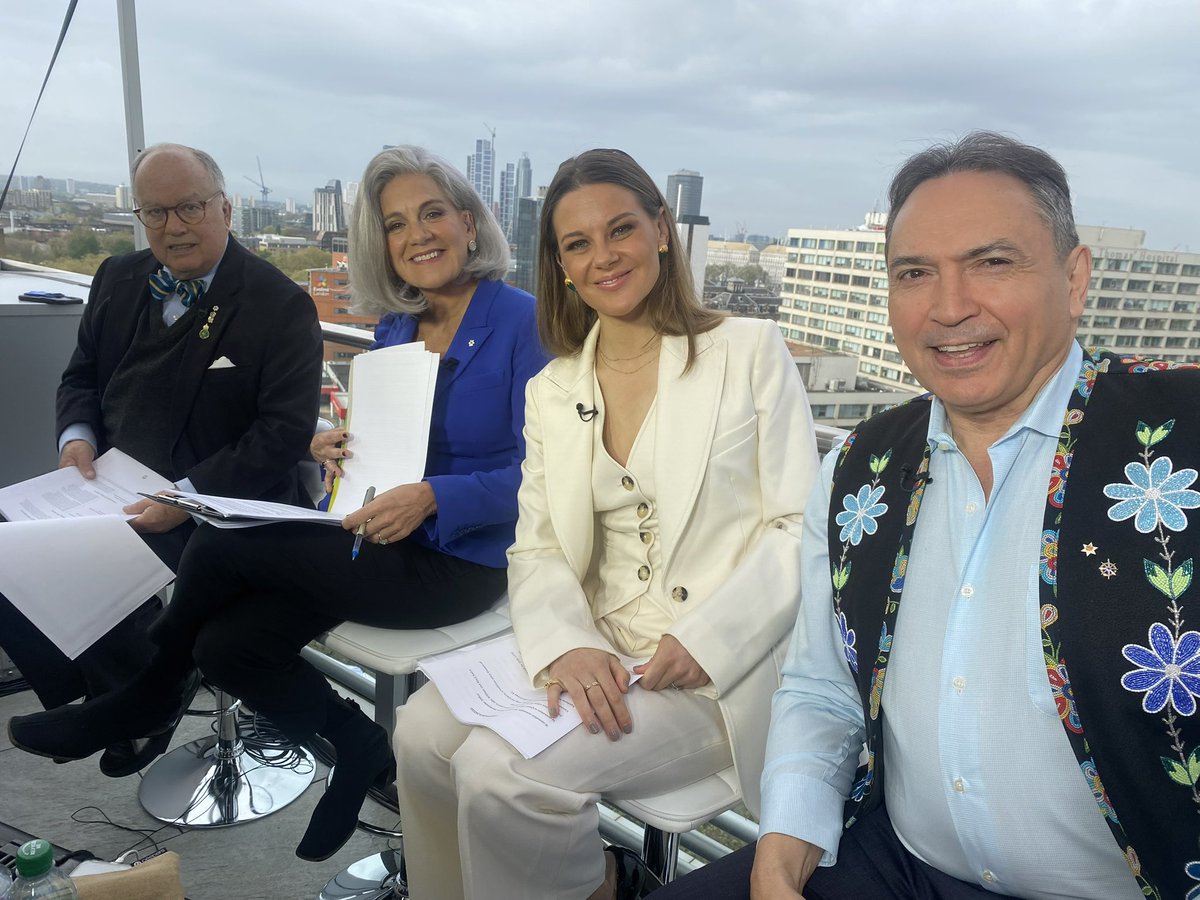 @CanadaRosie (@rosiepthompson) on Twitter photo Good morning from London, <a href="/LisaLaFlamme_/">Lisa LaFlamme</a> is hosting coronation coverage with the Honorary President of the <a href="/RCGS_SGRC/">Royal Canadian Geographical Society</a> <a href="/perrybellegarde/">Perry Bellegarde</a> along with John Fraser and Helen Carr.
Thanks to City-TV for sharing this story with Canadians. Good morning from London, <a href="/LisaLaFlamme_/">Lisa LaFlamme</a> is hosting coronation coverage with the Honorary President of the <a href="/RCGS_SGRC/">Royal Canadian Geographical Society</a> <a href="/perrybellegarde/">Perry Bellegarde</a> along with John Fraser and Helen Carr.
Thanks to City-TV for sharing this story with Canadians.