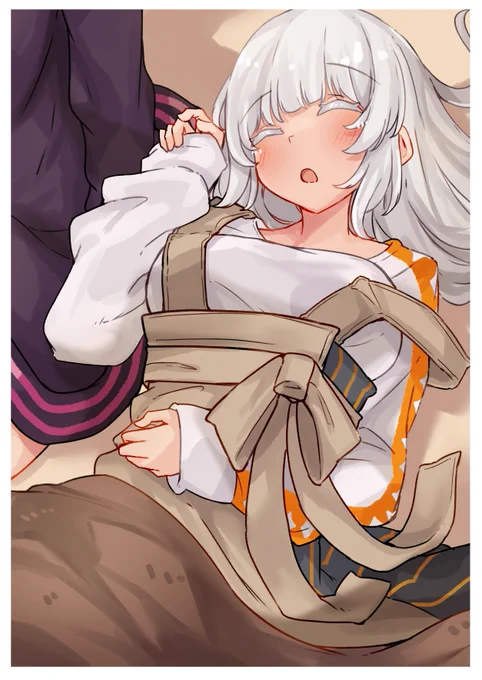 あかりちゃんお昼寝