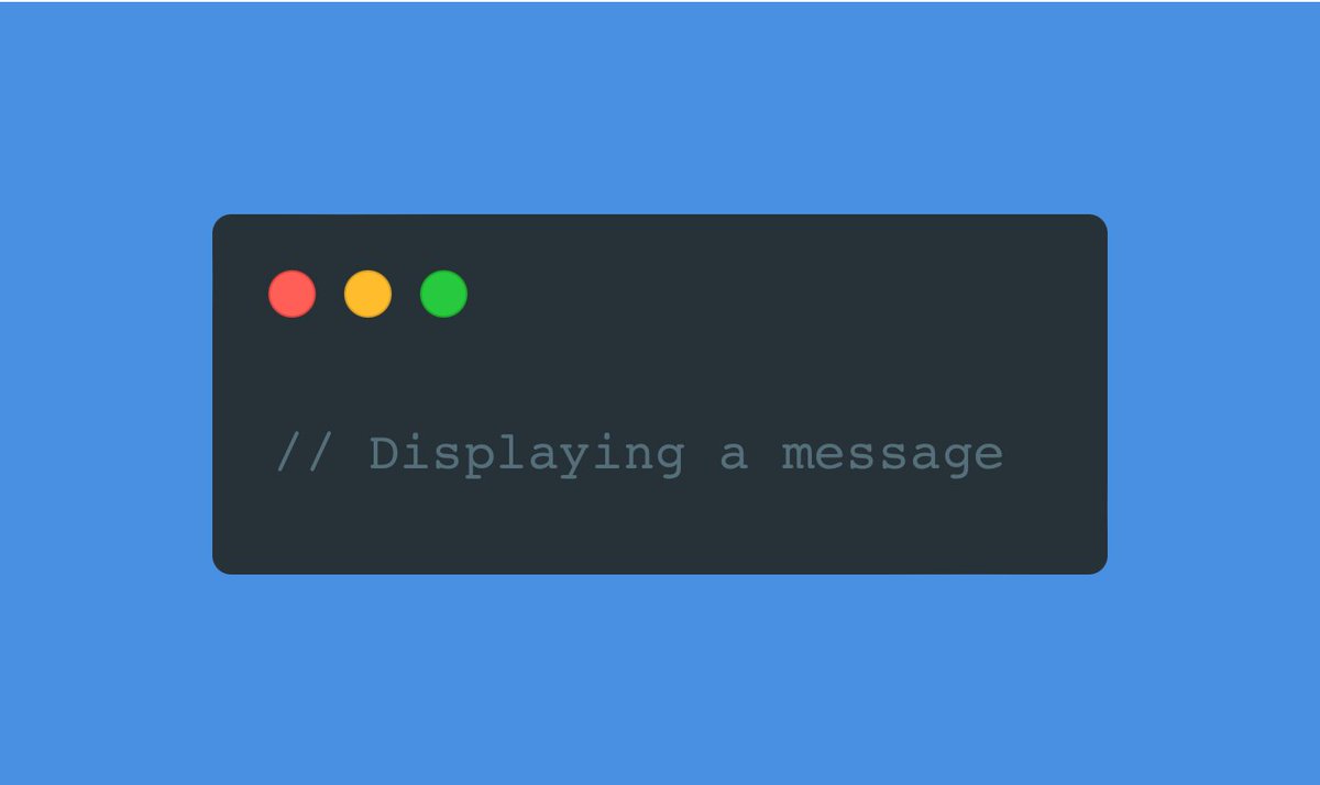 netiserver's tweet image. 💡 Open index.php and add a single-line comment above your echo statement. For example:
// Displaying a message
Save the file and refresh your browser. The comment won't affect the output.
#CommentExample #MicroLearningPHP #NetiServer