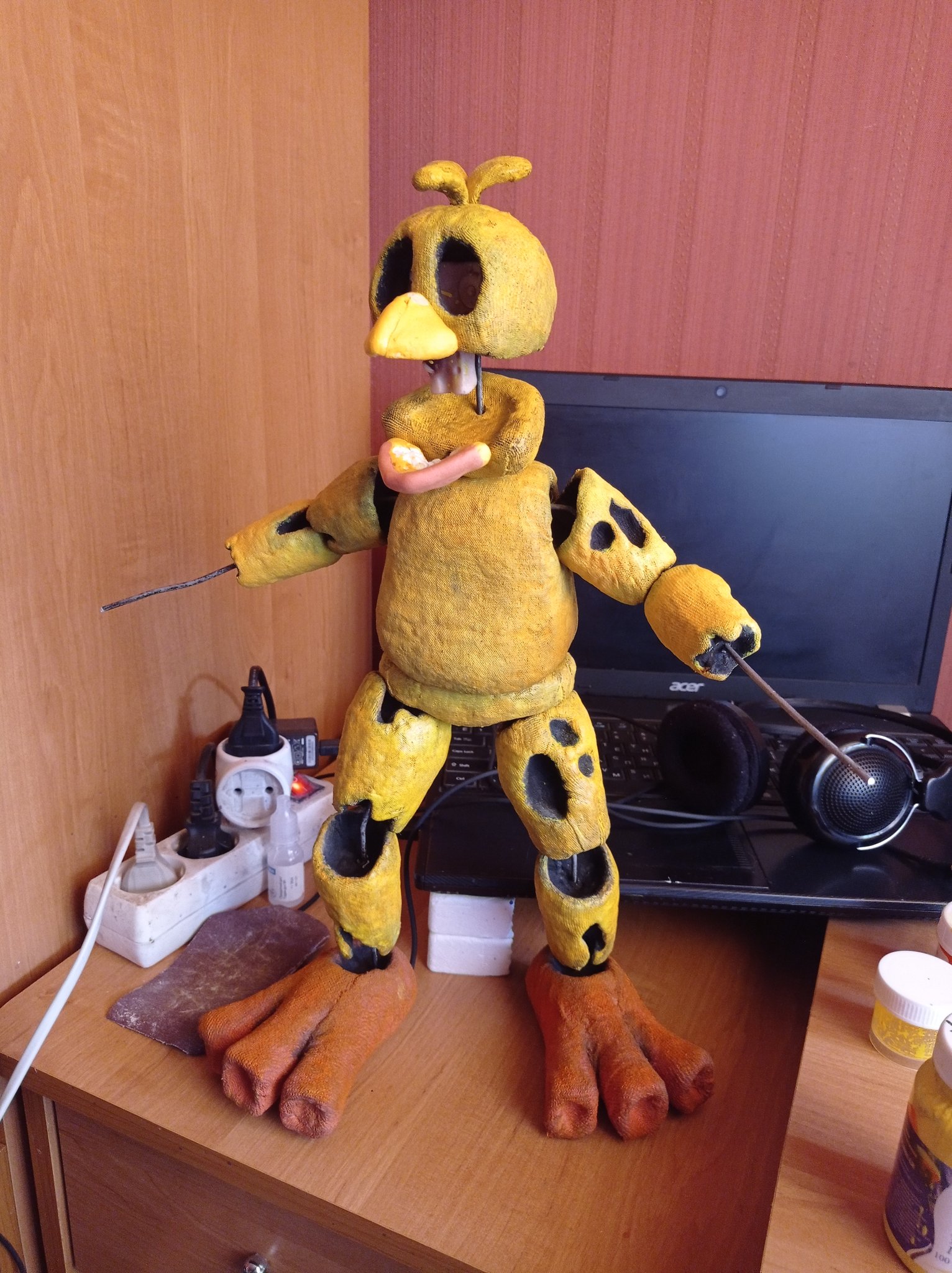 I'm finally Finished my Fixed Withered Chica's Art!