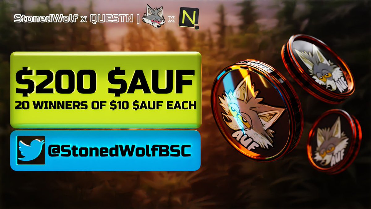 StonedWolfBsc's tweet photo. STONED WOLF GIVEAVAY for $200

Sup, wolves!
We decided to launch a giveaway for our powerful community
Support our growth and we will support you

Join giveaway
https://t.co/HcwSQMcwTr https://t.co/jGJnCtdcq6