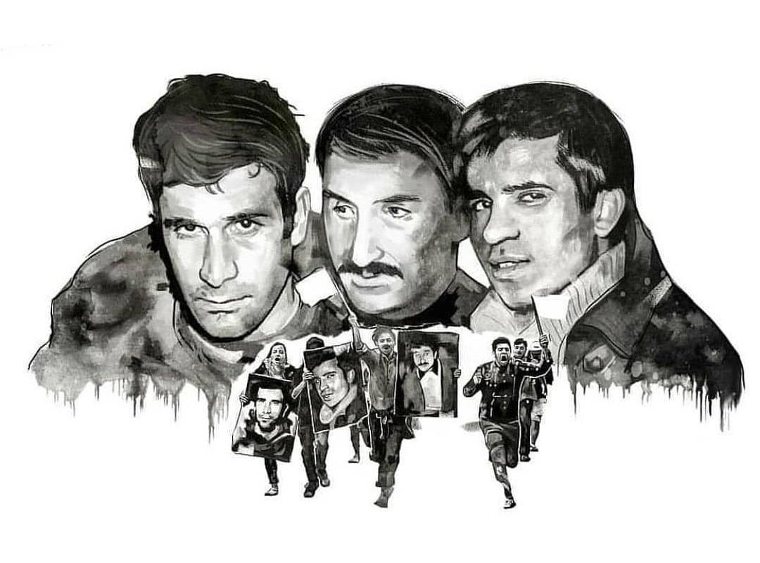 ufuk_can_'s tweet photo. "Bir yangın ormanından püskürmüş genç fidanlardı 
Güneşten ışık yontarlardı sert adamlardı 
Hoyrattı gülüşleri aydınlığı çalkalardı 
Gittiler akşam olmadan ortalık karardı."
Aydınlık yarınlar mücadelemizde, devrimciliğinizin ateşiyle ısınıyor yüreğimiz...
Saygıyla..
#denizgezmis https://t.co/wly0KnJW70